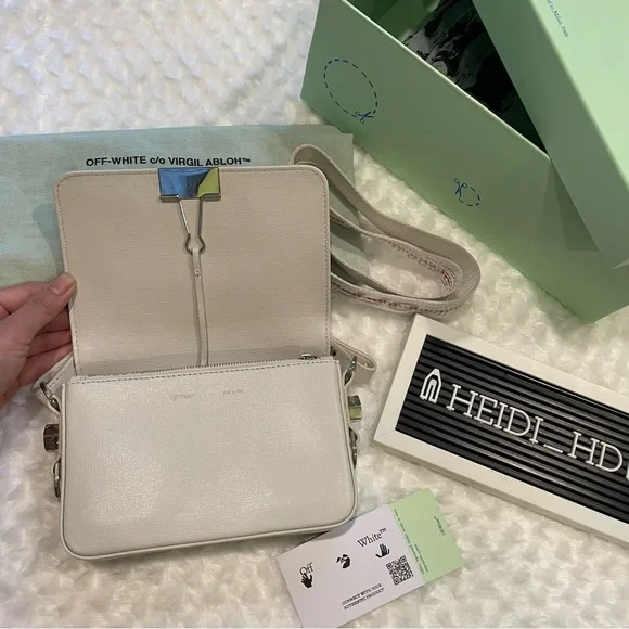 Off-White Binder Mini Flap Crossbody Bag - Picture 6 of 12